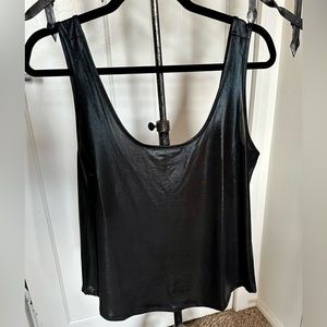 Hours satiny tank top